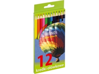Kredka ołówkowa 12 kol. ostrz.sześciok .UNIONL (sz)(p)