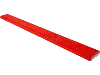 Bibua dekoracyjna karbowana 50x150cm metal. czerwona