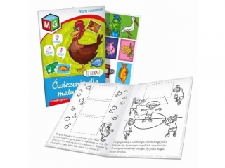 WICZENIA DLA MALUSZKW- ZESZYT EDUKACYJNY Z NAKLEJKAMI