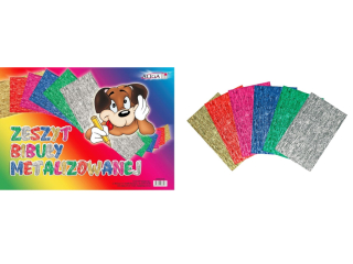 Zeszyt bibuy metalizowanej ZKRM-6390 25x35cm 50g PROM