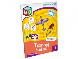 POZNAJ WIAT- ZESZYT EDUKACYJNY Z NAKLEJKAMI