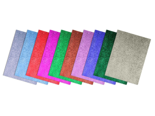 Pianka metalizowana KPM-4452 A4, mix 10kol/10ark