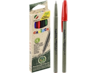 Długopisy CARIOCA EcoFamily 4 kol. (43102) (sz)