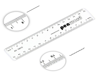 LINIJKA 15cm 10015/1118 [opakowanie=10szt](SZPSH)