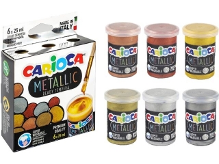 FARBA METALICZNA 6X25ML KWBN10