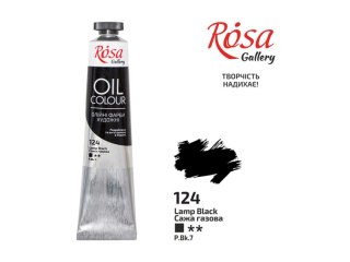 ROSA GALLERY FARBA OLEJNA LAMP BLACK 124 45 ML [opakowanie=4szt]