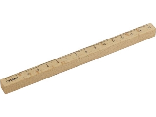 LINIJKA 15CM DREWNIANA KUM [opakowanie=15szt]