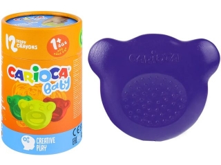 Kredki Misiaki BABY dla dzieci 1+, 12 szt. (43957) KWBN24