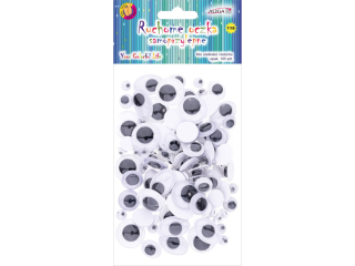 Ruchome oczka MT-6402 (118)samop.okrge mix op.105szt