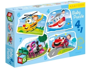 Baby Puzzle Pojazdy