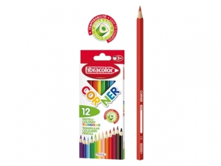 Kredki Fibracolor CORNER  x12 (0proc)