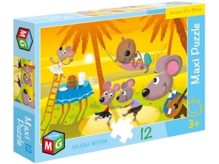 Maxi Puzzle 12 Rajska Wyspa