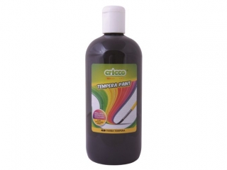FARBA TEMPERA CRICCO 500ML CZARNA