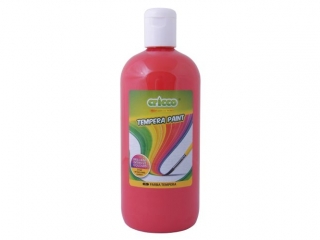 FARBA TEMPERA CRICCO 500ML CZERWONA