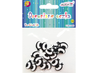 Drewniane oczka MT-6410 op.12 par oczek PROM.
