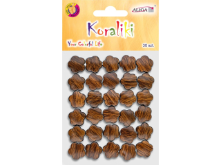 Koraliki PJ-3303 kwiatki op.30szt. 1, 5 x1, 5cm