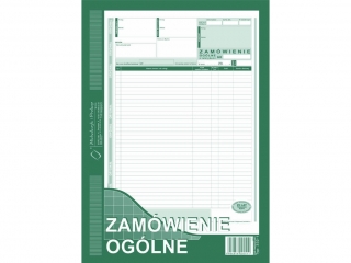 Druk - ZO Zamówienie ogólne A4