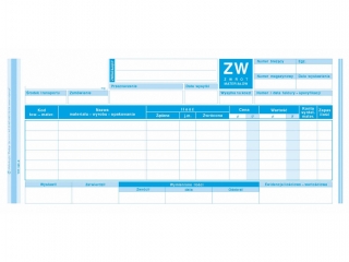 ZW Zwrot materiaw (wielokopia)