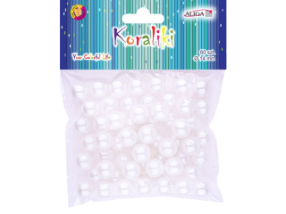 Koraliki plastikowe PJ-9517 perowe, rozm. 14mm, op. 60szt.