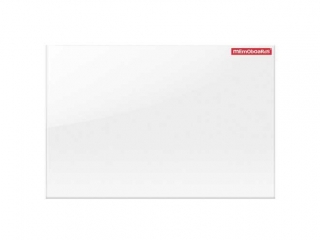 TABLICA SZKLANA PROJEKCYJNA MEMOBOARDS, MAGNETYCZNA, SZKŁO HARTOWANE 4 MM, BIAŁA, PÓŁMATOWA, 90X60 CM