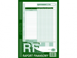 Druk -RF Raport Finansowy