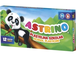 Plastelina szkolna Astrino 12 kol  [opakowanie=24szt]