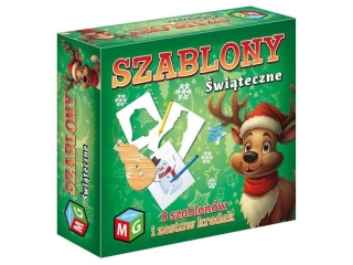 SZABLONY ŚWIĄTECZNE RENIFER - ZABAWKA KREATYWNA
