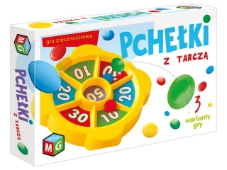 GRA ZRĘCZNOŚCIOWA PCHEŁKI Z TARCZĄ