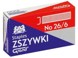 Zszywki GRAND, #26/6, Grand