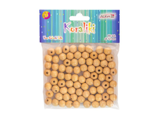 Koraliki PJ-0668 drewniane dekoracyjne, rozm.12mm, op.80szt. PROM