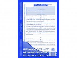 Druk - Umowa w sprawie używania poj...