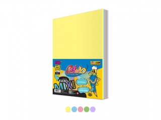 Papier ksero A4 80 gr mix 5 kolorów 250 arkuszy PASTELOWE PAS-0633