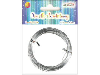 Drucik aluminiowy DA-1205 srebrny 1, 25 mm. / 5 m.