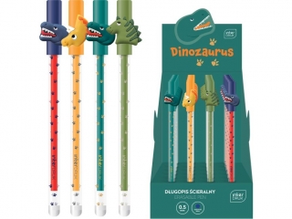 Dugopis cieralny DINOZAURUS 24szt [opakowanie=24szt]