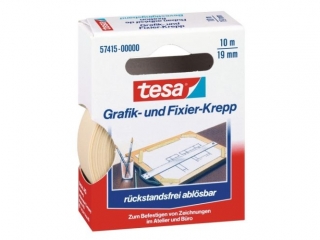 TAMA DO MOCOWANIA GRAFIK I RYSUNKW TEC HNICZNYCH TESA KREPPA GRAFIK 10M X 19MM [opakowanie=10szt]