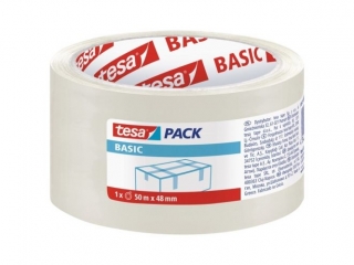 TAMA PAKOWA TESAPACK BASIC 50M X 48MM T RANSPARENT [opakowanie=6szt]