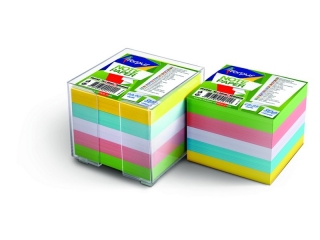Kostka nieklejona KOLOR POJEMNIK 85x85 mm 800 kartek PAS-9055