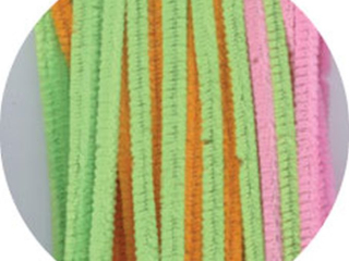 Druty pluszowe DP-6995 mix kol.pastelowo-neonowych