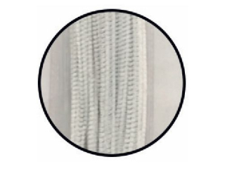 Druty pluszowe DPK-10 biae