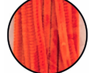 Druty pluszowe DPK-14 pomaraczowe