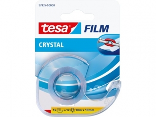 TAMA BIUROWA TESAFILM CRYSTAL 10M X19MM + DYSPENSER [opakowanie=10szt]