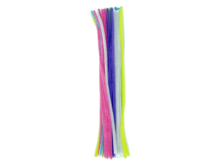 Druty pluszowe DP-3196 mix kolorw 30 cm x 6mm Op.40 szt.