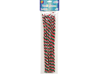 Druty pluszowe DPK-21 trjkolorowe op.10szt.