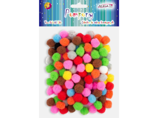 Pompony POM-9297 mix kolorw 2cm op.120szt.