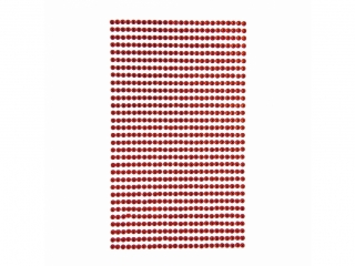 KRYSZTAKI SAMOPRZYLEPNE 3MM, 806 SZT. RED [opakowanie=5szt]