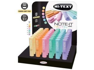 HI-TEXT 7200 NOTE-IT zakreślacze pastelowe x48 DISPLAY (0proc)