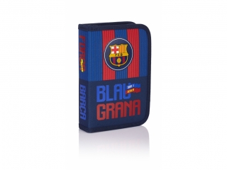 Piórnik pojedynczy bez wyposażenia, 2 klapki, 1BW2 FC-143 Barcelona Barca Fan 5