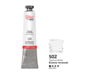 ROSA STUDIO FARBA OLEJNA TITANIUM WHITE 502 45 ML [opakowanie=4szt]