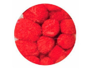 Pompony POM-080 czerwone 80szt