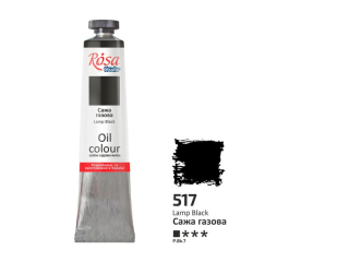 ROSA STUDIO FARBA OLEJNA LAMP BLACK 517 45 ML [opakowanie=4szt]